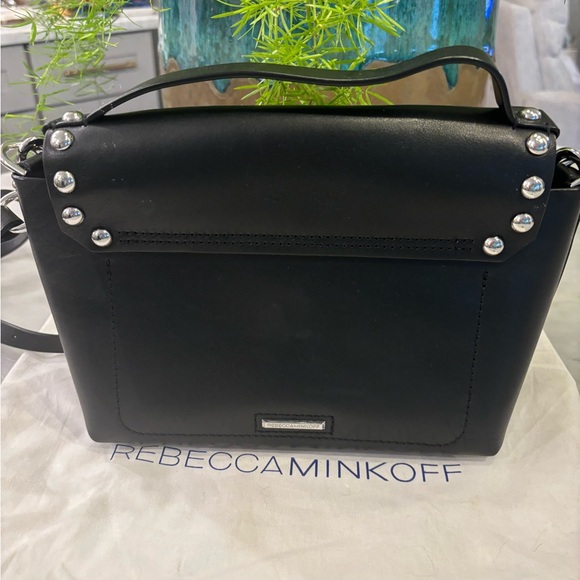 Rebecca Minkoff Black Crossbody with Silver Studs - Picture 2 of 15